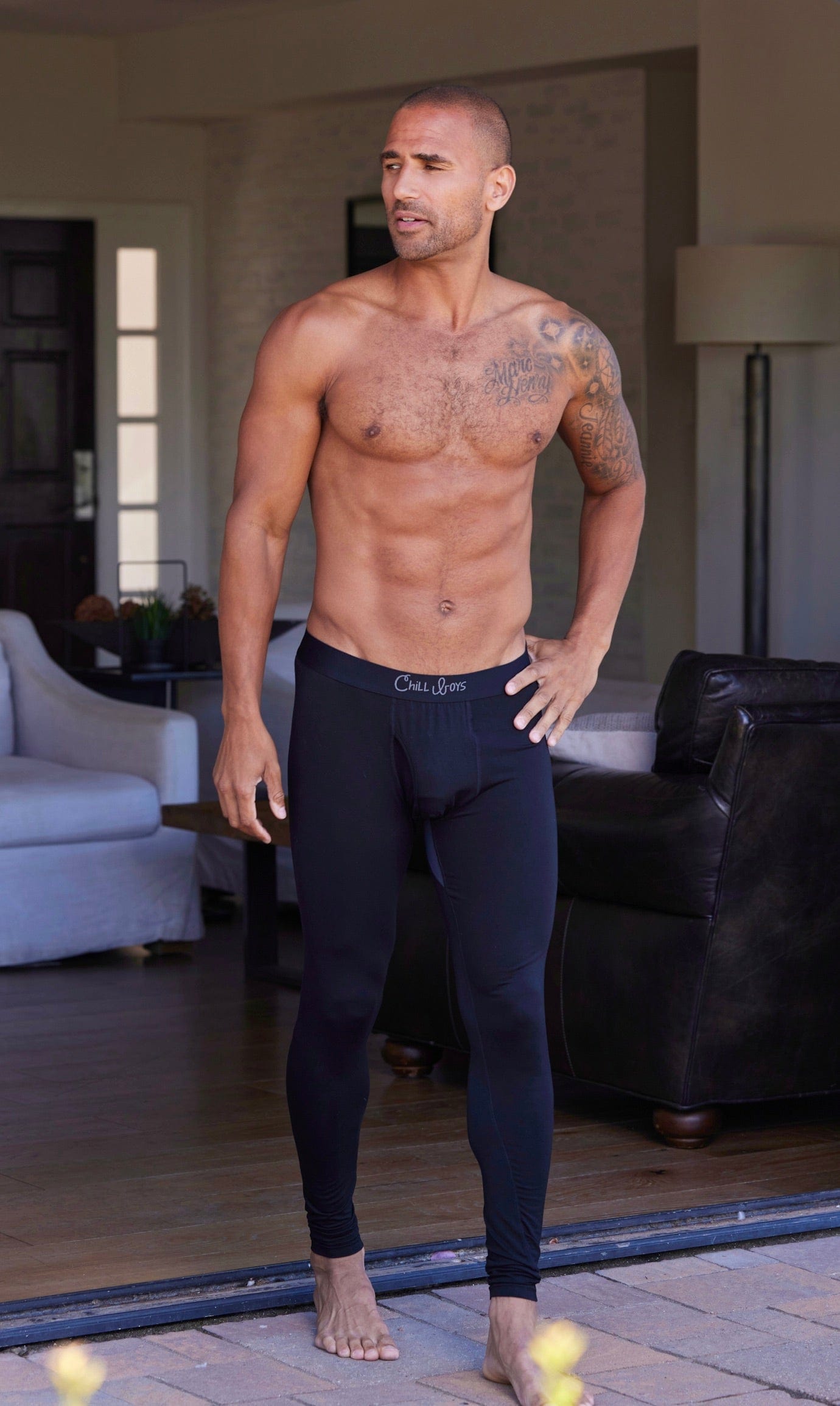 thumbnail image 2 of NovaVue Men's Bamboo Viscose Soft Thermal Long Johns Pajama Pants - Relaxed Fit S-5XL 2 of 3