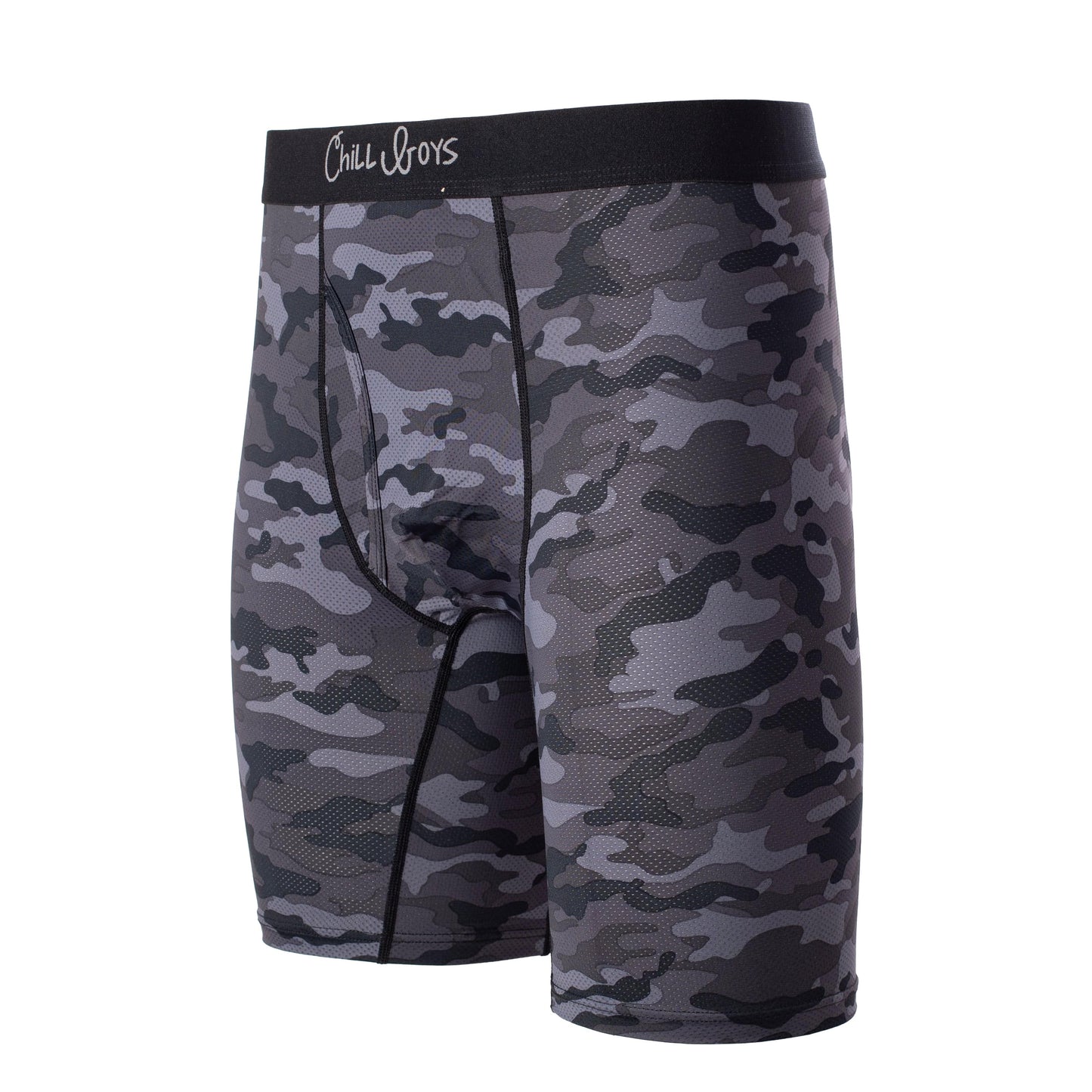 Chill Boys camo print boxer briefs grey boxers