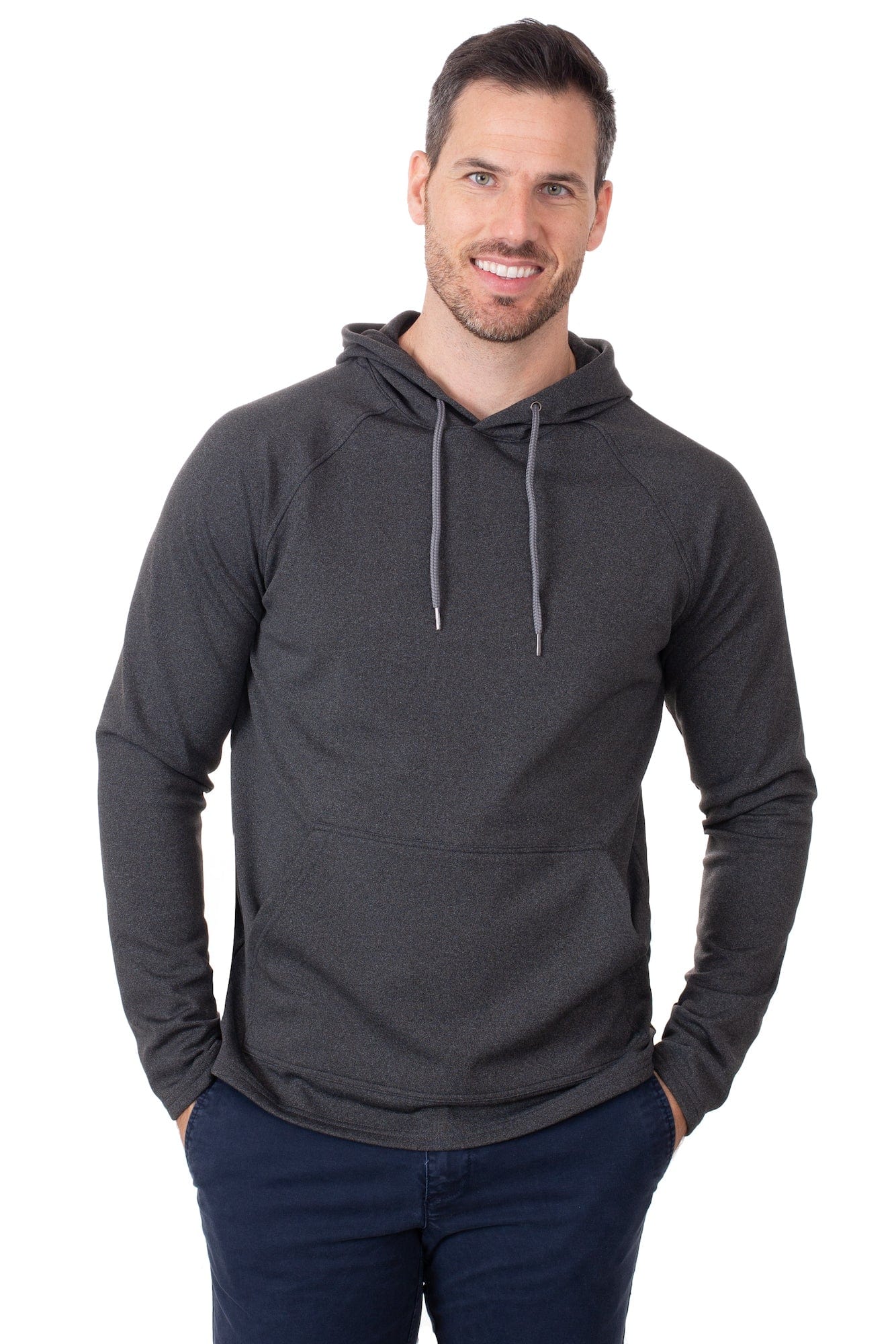 dark gray hoodie