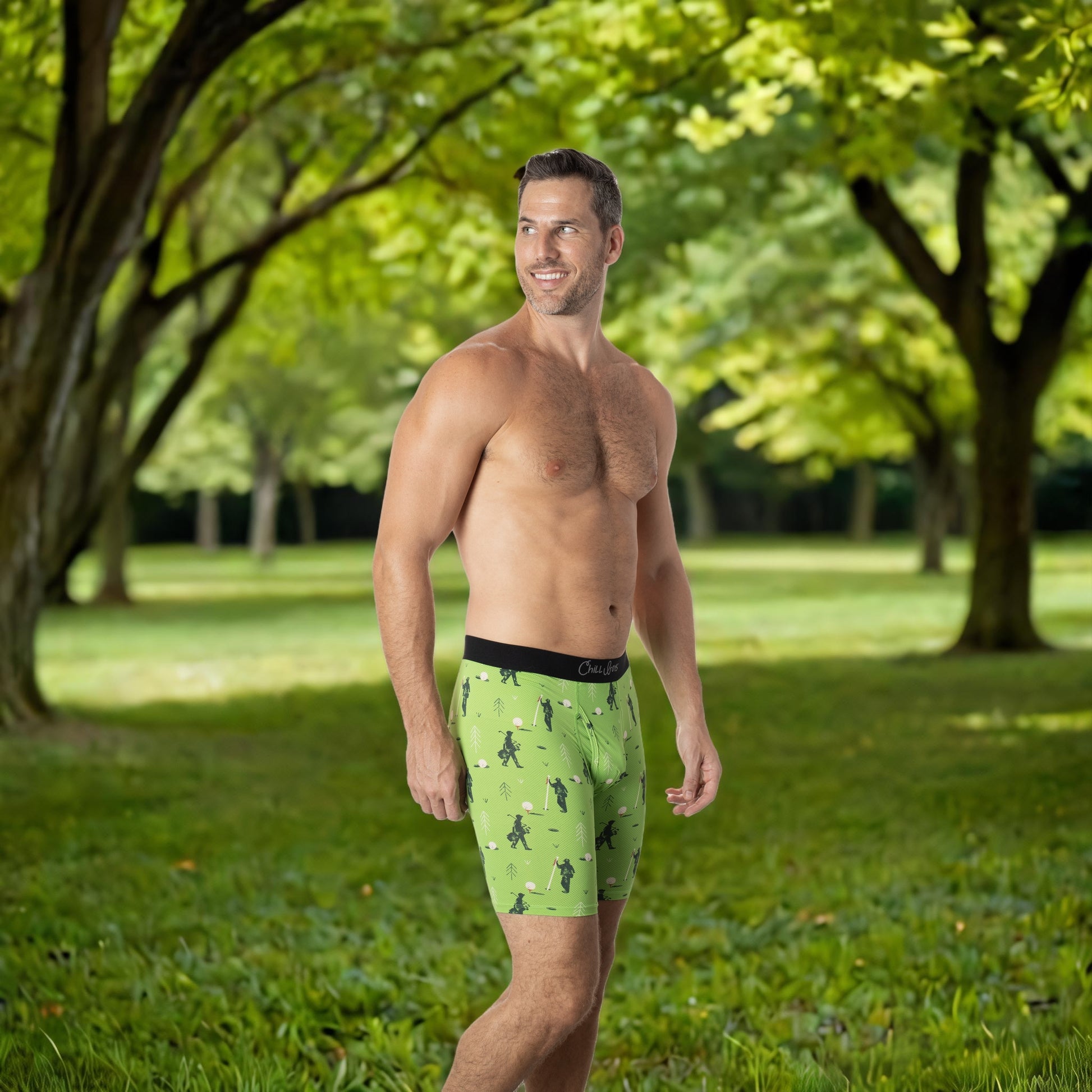 golf boxer briefs green chill boys golf boxers