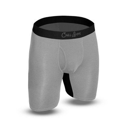 Chill Boys Grey Bamboo Boxer Briefs