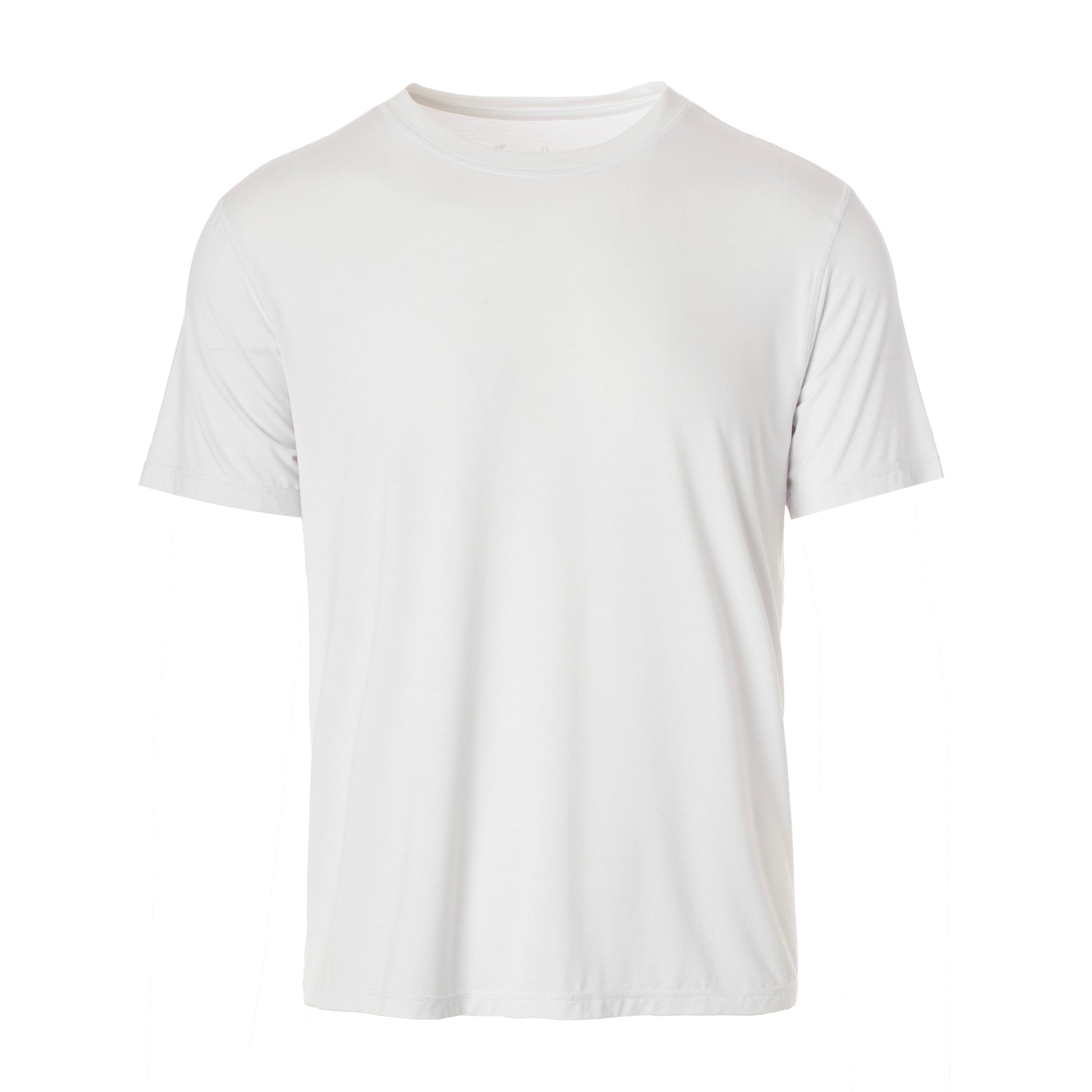 white tee shirt bamboo men's tshirt