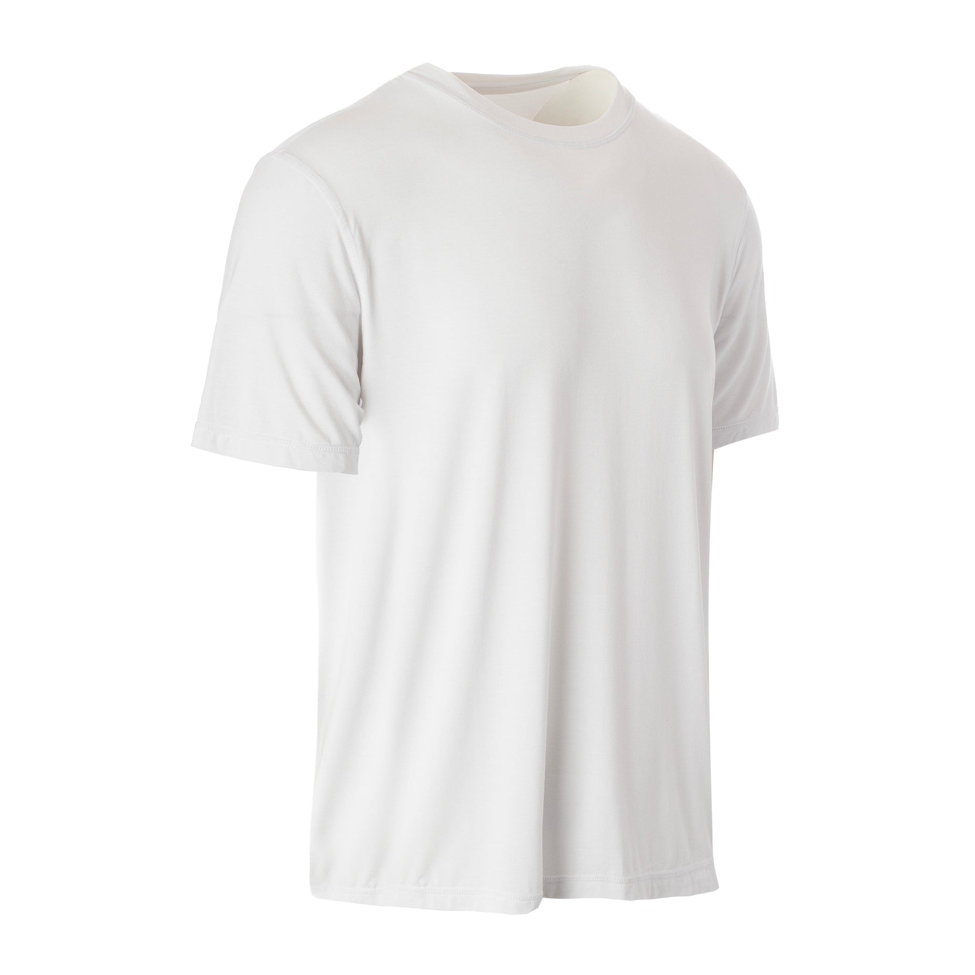 White t-shirt bamboo men's tee chill boys