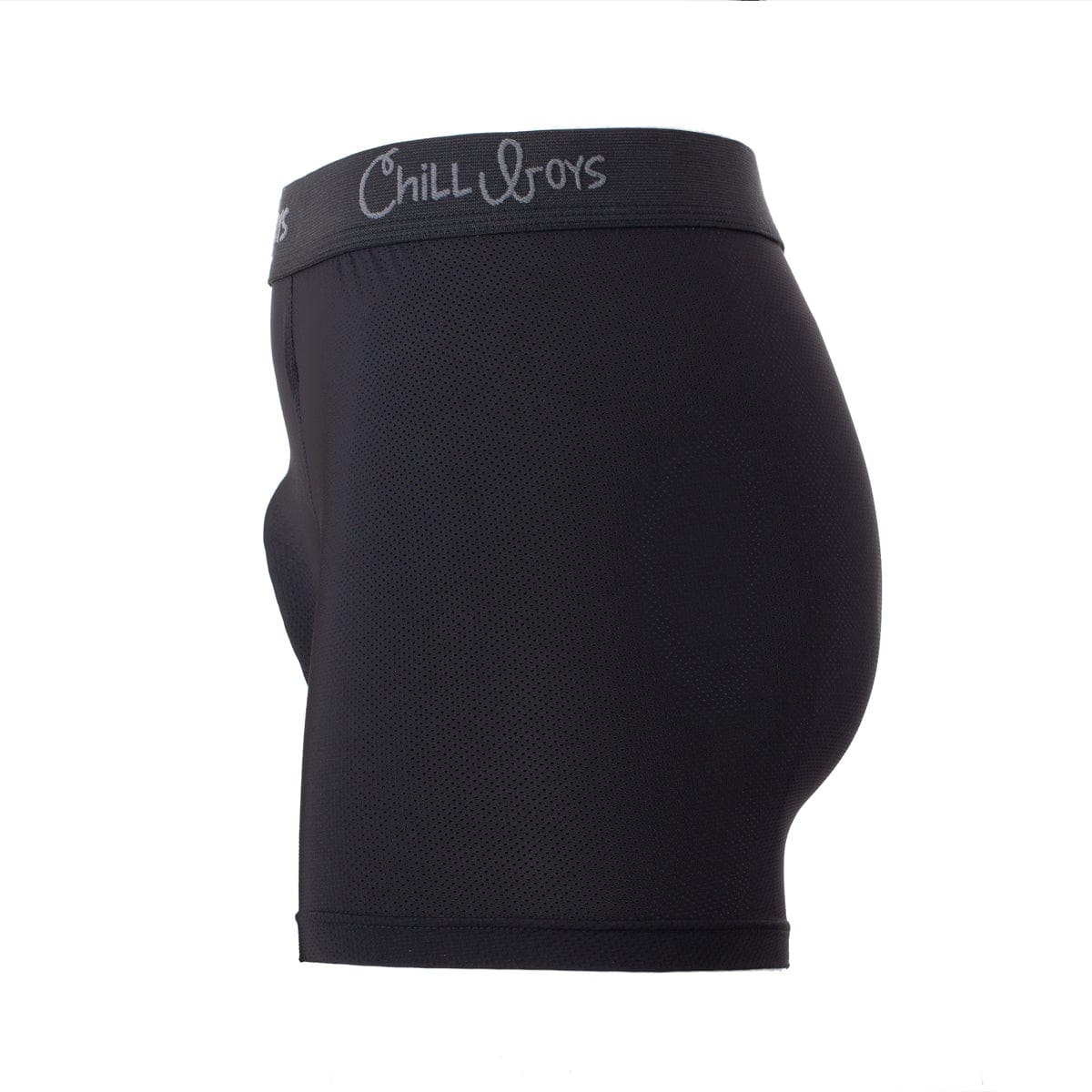 Onyx Black - Chill Boys Soft Stretch, Quick-Dry Trunks - side view