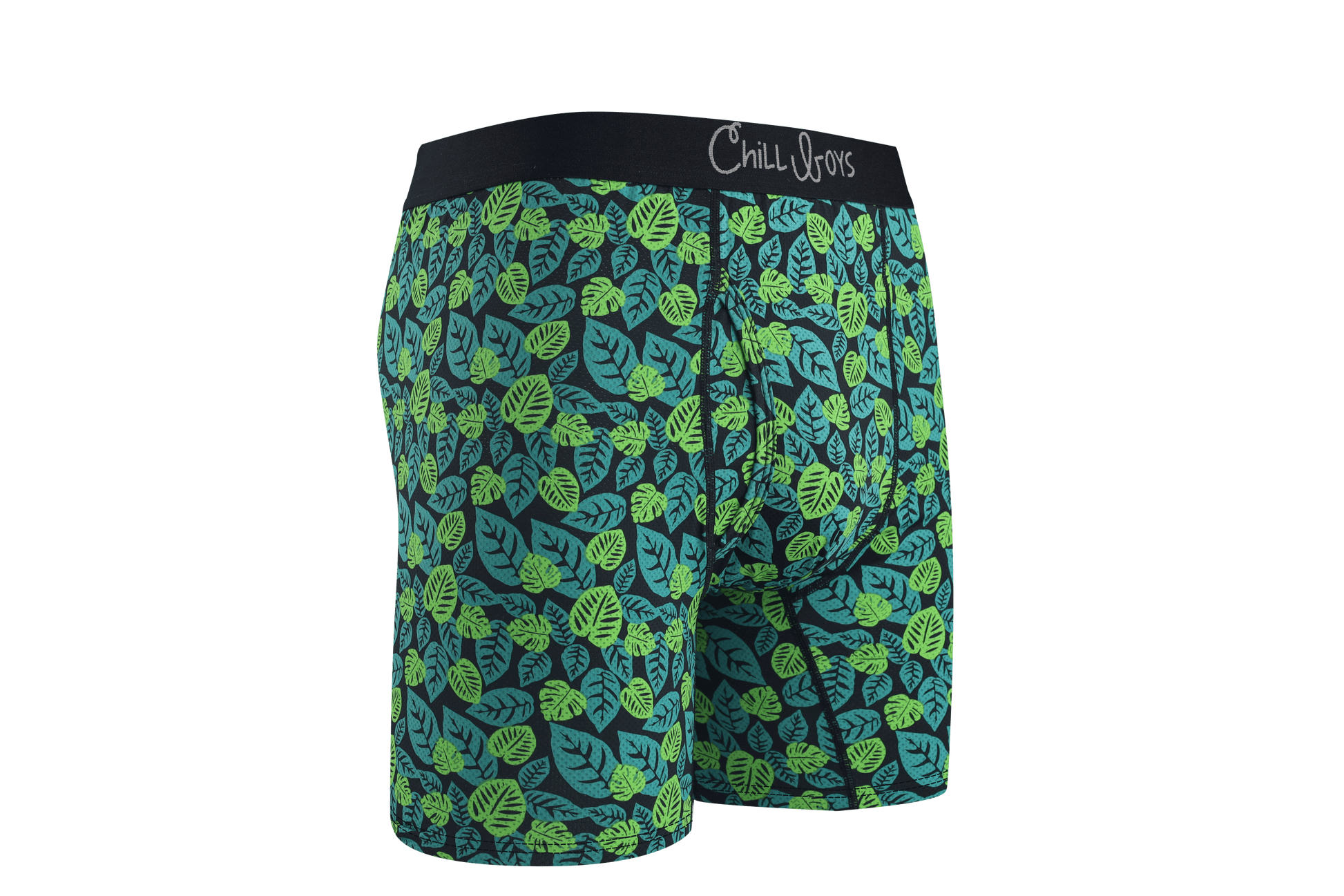 chill boys print performance boxer briefs tropical side